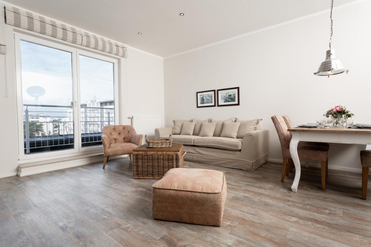 Strandnahe Fewos Mit Meerblick Und Dachterrasse, Residenz Bel Vital - Kategorie E Binz Kültér fotó