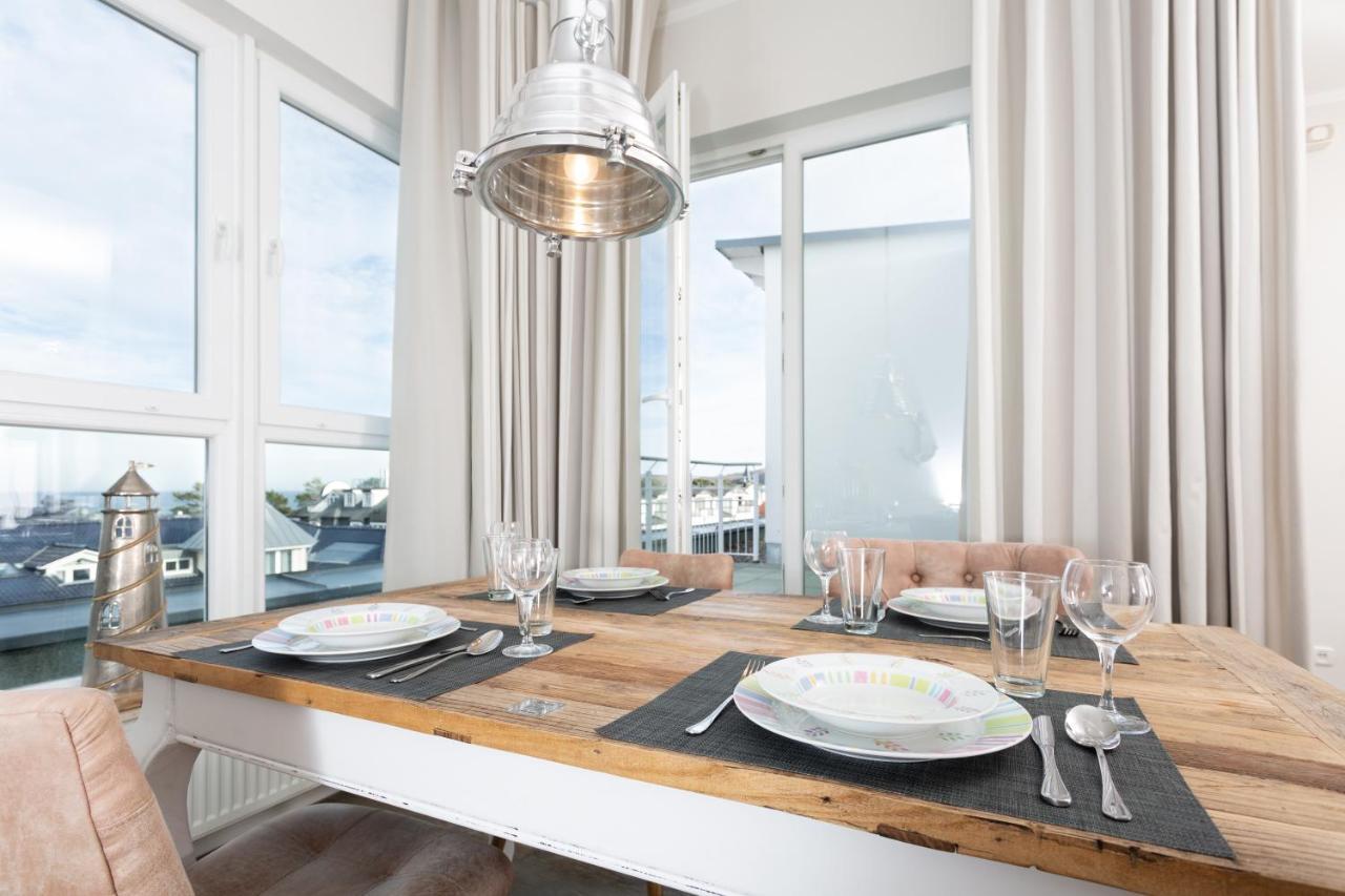 Strandnahe Fewos Mit Meerblick Und Dachterrasse, Residenz Bel Vital - Kategorie E Binz Szoba fotó