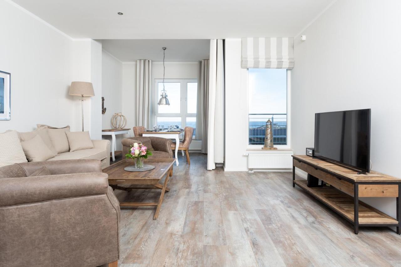 Strandnahe Fewos Mit Meerblick Und Dachterrasse, Residenz Bel Vital - Kategorie E Binz Szoba fotó