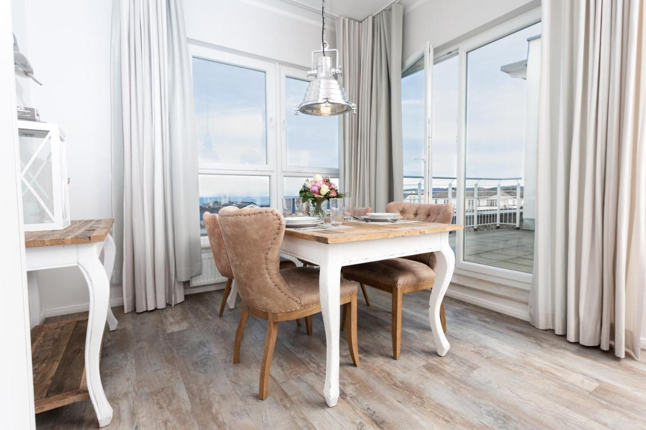 Strandnahe Fewos Mit Meerblick Und Dachterrasse, Residenz Bel Vital - Kategorie E Binz Szoba fotó