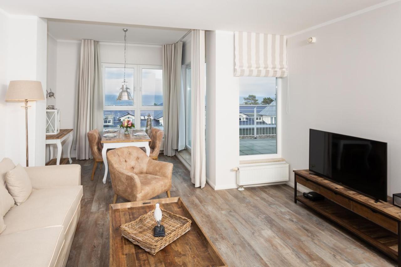 Strandnahe Fewos Mit Meerblick Und Dachterrasse, Residenz Bel Vital - Kategorie E Binz Szoba fotó